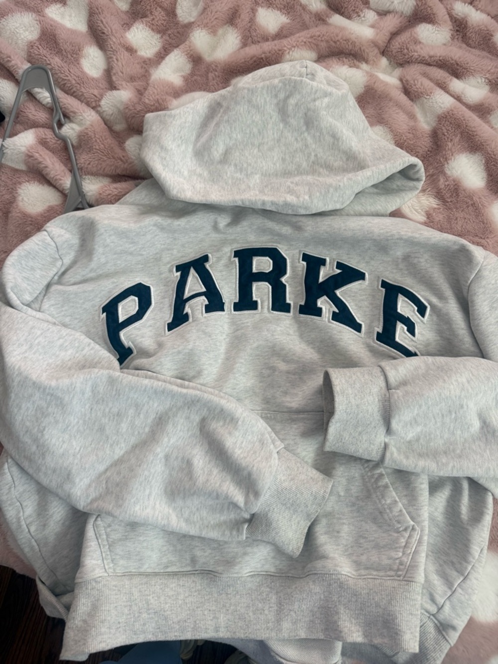 PARKE Gray Pullover Hoodie